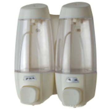 Durable Modeling 400ml*2 Wholesale White Plastic Soap Dispenser